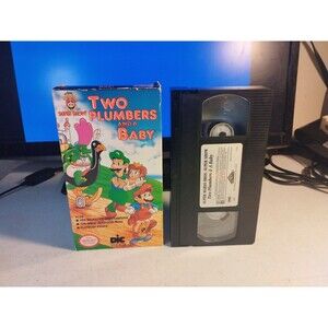 Super Mario Bros Super Show! Two Plumbers And A Baby (VHS, 1991) Nintendo RARE